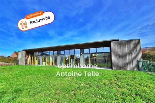 VILLEREAU 59530 - Bâtiment Bioclimatique d'exception 400m² - Fort potentiel (Pro/Habitation)