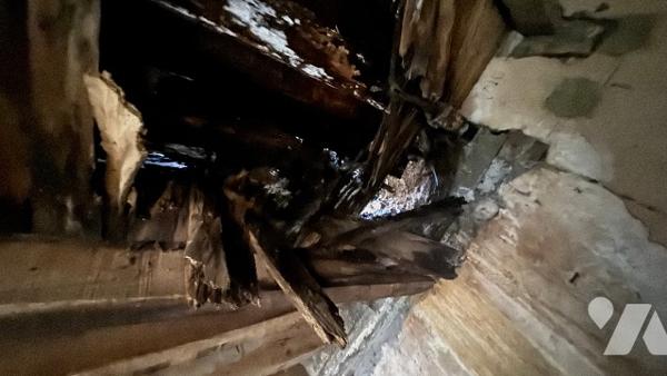 Une maison en ruines