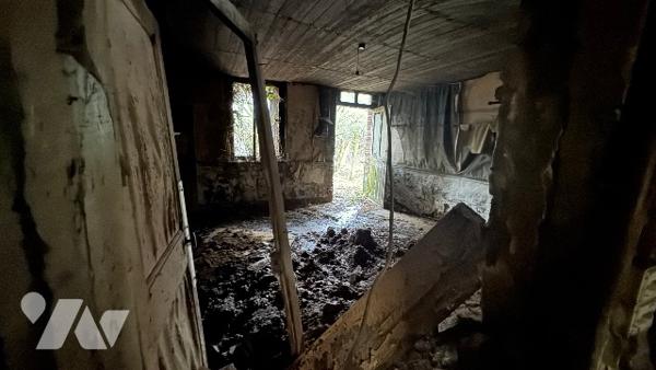 Une maison en ruines