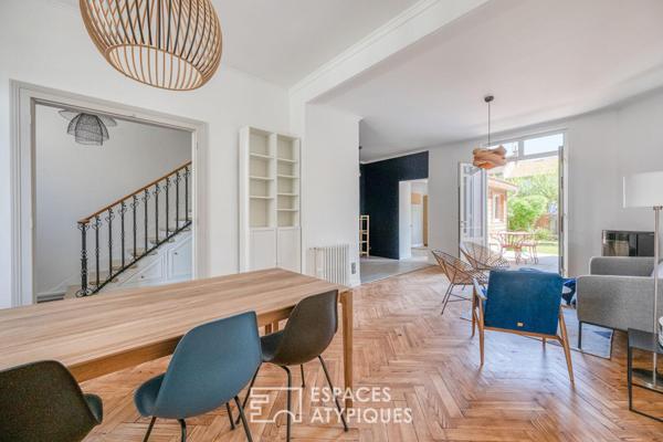 L’élégante maison familiale avec jardin