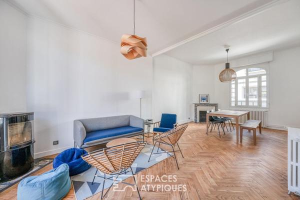 L’élégante maison familiale avec jardin