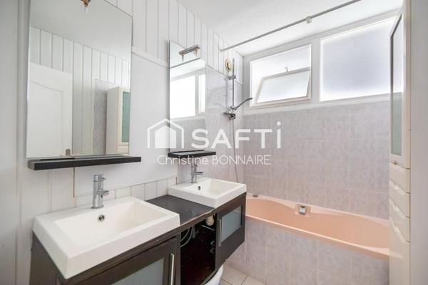 Appartement T4 avec 2 chambres, cave à 15mn du centre ville