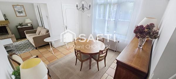 Croix – Maison de charme singulier avec jardin + atelier rare de 130 m², métro