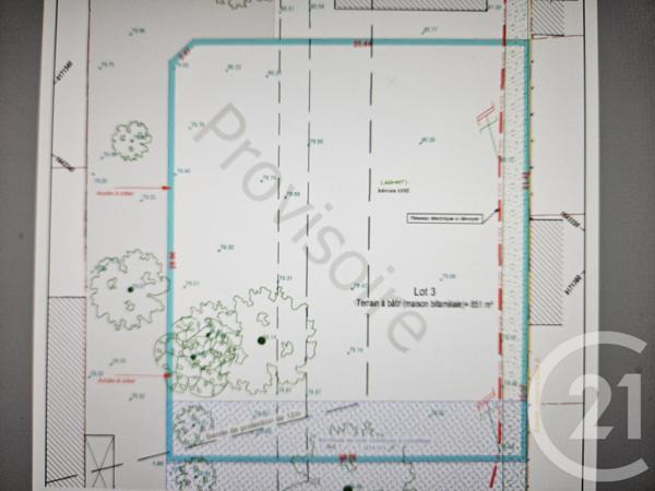 Terrain à vendre  851 m2 IGNY - 91