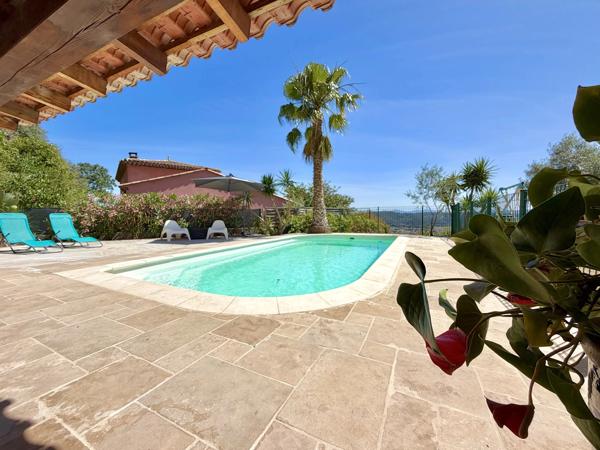 Villa individuelle – Vue panoramique – 5 Chambres – Piscine – Double Garage – T2 indépendant - 83300 Draguignan - Réf 87101102