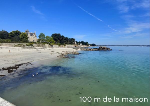 Fouesnant (29170) Belle propriété à deux pas des plages, composée d’une maison principale de 150 m² et d’une maisonnette de 40 m