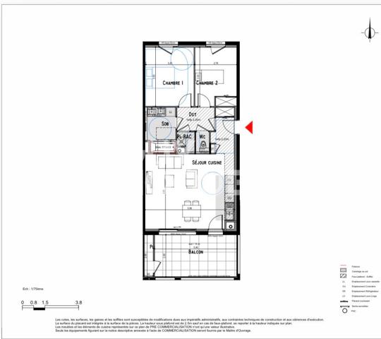 Appartement Charly 3 pièce(s) 69.75 m2