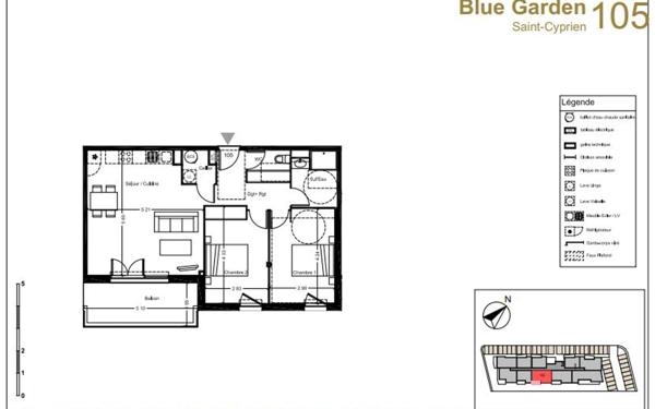 Appartement à vendre    2 pièces • 67,50 m2 Saint-Cyprien