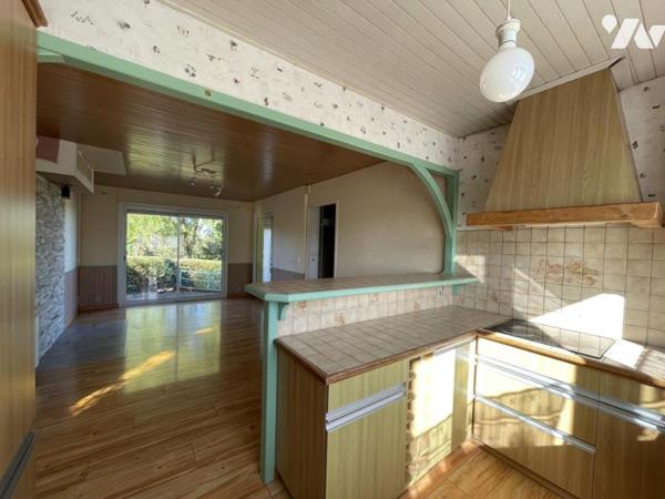 Maison d'habitation offrant environ 72 m² habitables sur un terrain de 640 m².