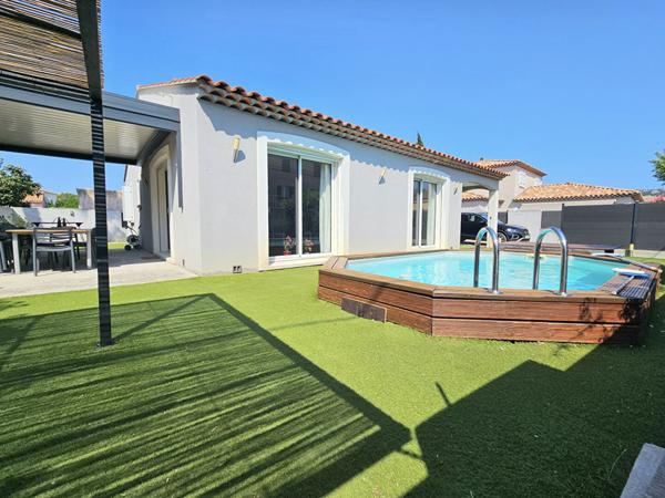 Maison récente de plain-pied La Crau 5 pièce(s) 122m2 -Piscine- Secteur calme, résidentiel et recherché