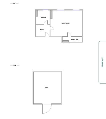 GRAND STUDIO LUMINEUX - PARIS 15 - ETAGE ELEVE - CALME ABSOLU - POTENTIEL 2 PIECES