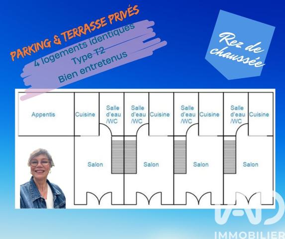 Immeuble à vendre 120 m² Jonzac