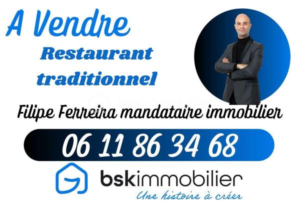 A vendre fond de commerce restaurant traditionnel en place depuis plus 25 ans.
Secteur Ecusson.

Sur deux niveaux avec une grande cuisine équipé d'une extraction.
Accueil, bar, WC et salle de restauration au rdc donnant sur une terrasse à l'abri du passage.
A l'étage un toit terrasse équipé d'une pergola bio climatique.
A cela possibilité de loué en plus un petit garage attenant.

60 couverts en rdc environ et 50 à l'étage, 

Loyer + charges + TF  ==> 1790€ TTC (une partie assujetti à la TVA)
Bail neuf à la signature.

CA 2024: 325K                     CA 2025: 245K
EBE retraité: environ 50K
