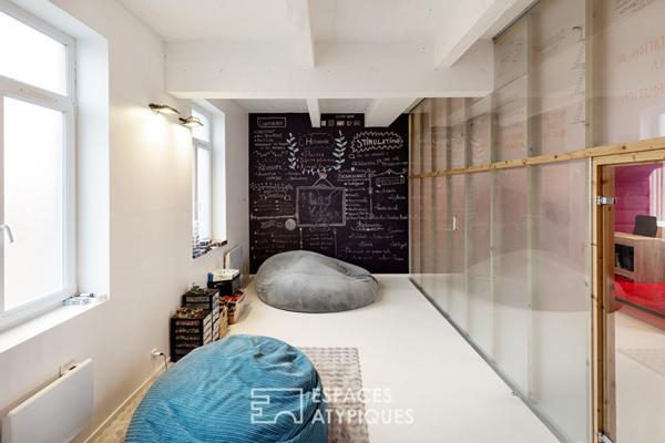 Loft modulable à usage mixte