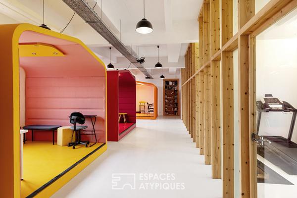 Loft modulable à usage mixte