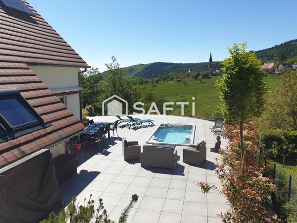 Villa contemporaine, vue imprenable !