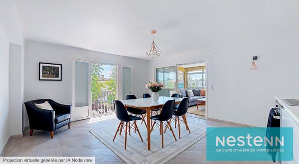 Appartement Istres 4 pièce(s) 83 m2, 3 chambres, 1er et dernier étage, garage en option