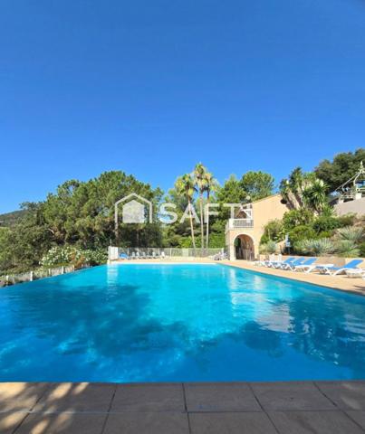 Appartement de 36 m² (carrez) avec un bel aperçu mer.