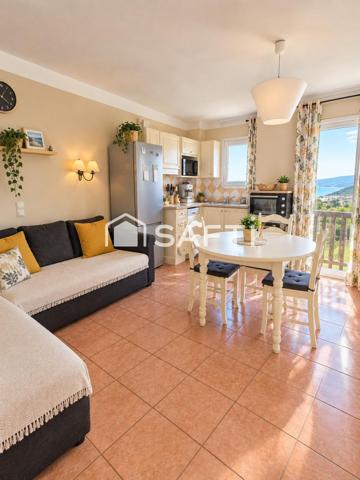 Appartement de 36 m² (carrez) avec un bel aperçu mer.