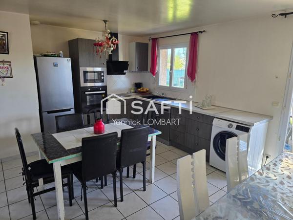 Maison 116 m² de plain-pied, 4 chambres