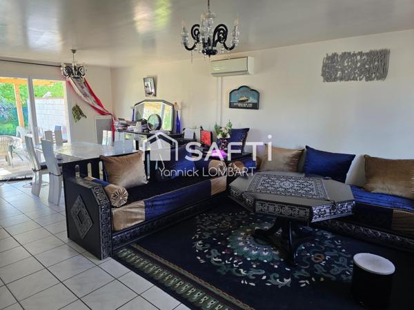 Maison 116 m² de plain-pied, 4 chambres