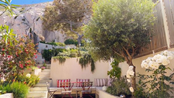 A vendre - Maison aux Goudes - Vue mer, terrasse, jardin et garage - Marseille 8ème (13008)