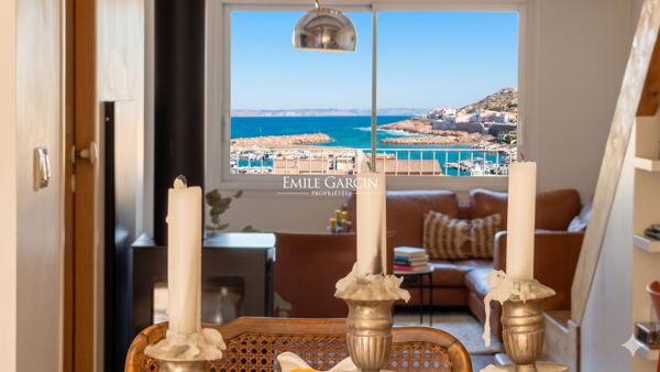 A vendre - Maison aux Goudes - Vue mer, terrasse, jardin et garage - Marseille 8ème (13008)