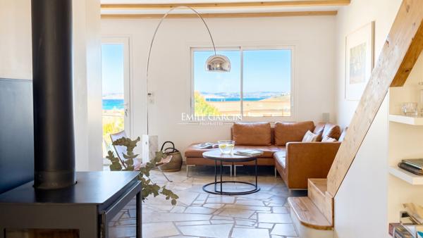A vendre - Maison aux Goudes - Vue mer, terrasse, jardin et garage - Marseille 8ème (13008)