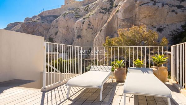 A vendre - Maison aux Goudes - Vue mer, terrasse, jardin et garage - Marseille 8ème (13008)