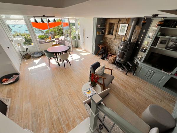 Maison contemporaine avec vue mer à Port-Mer à Cancale