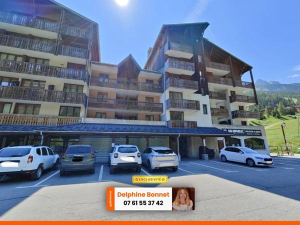 Beau studio de 20,23 m2 dans le centre de Valfréjus, à 50 mètres de la télécabine