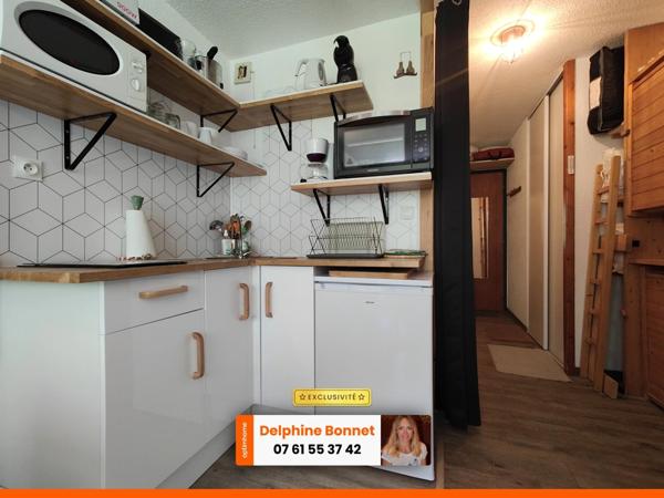 Beau studio de 20,23 m2 dans le centre de Valfréjus, à 50 mètres de la télécabine