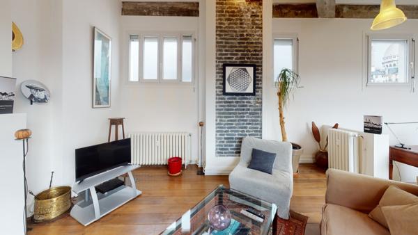 Grand appartement en dernier étage