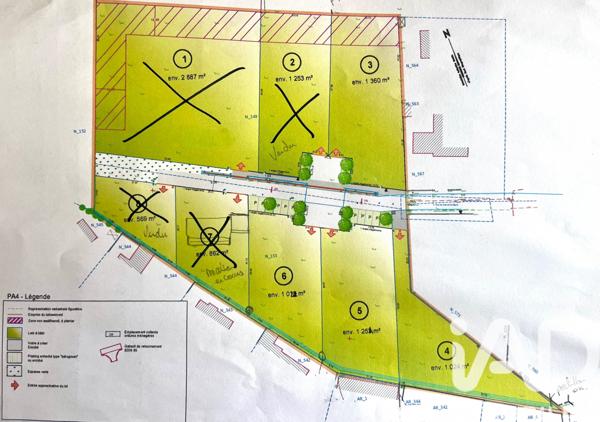 Terrain à vendre 1 254 m² Ibos