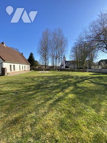 BERLES-MONCHEL - Jolie maison individuelle type longère, en pierres blanches