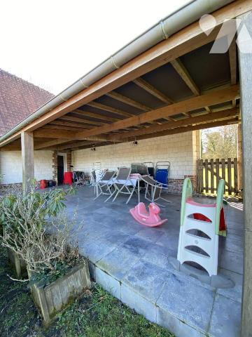 BERLES-MONCHEL - Jolie maison individuelle type longère, en pierres blanches