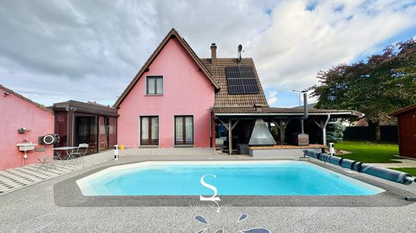 À VENDRE - Maison familiale avec véranda, piscine, à 20 min de Strasbourg