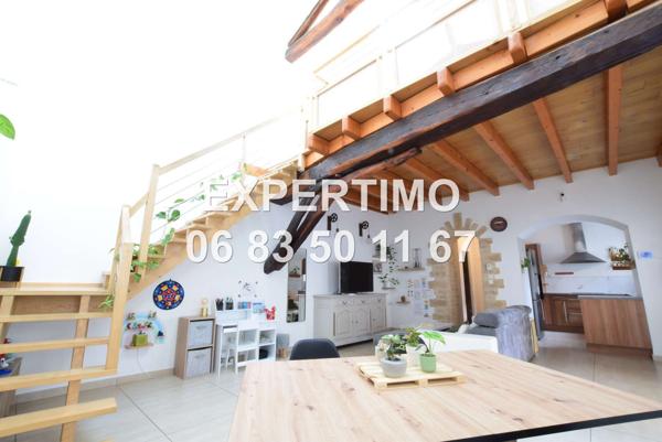 Voiron (38500) Voiron Criel-Champfeuillet – Maison 115 m², 3 ch, terrasses, cachet