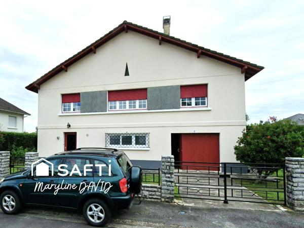 Maison spacieuse rénovée 175m² avec jardin