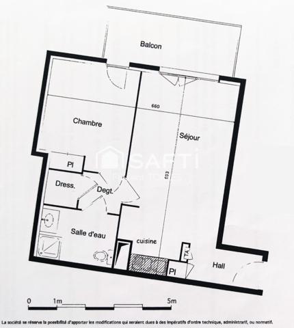 La Seyne-sur-Mer Balaguier – T2 46 m² récent avec garage, balcon et ascenseur