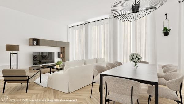 Paris 2ème - À VENDRE - Magnifique 4 Pièces de 100 m²