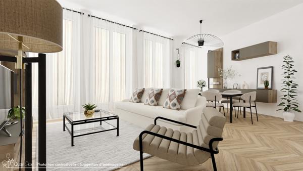 Paris 2ème - À VENDRE - Magnifique 4 Pièces de 100 m²