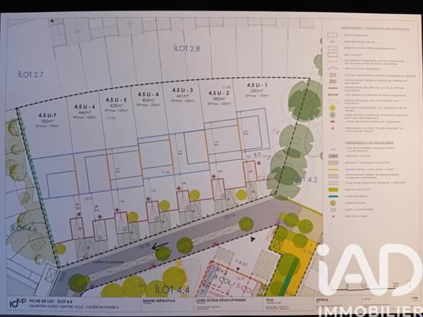 Terrain à vendre 585 m² Couëron