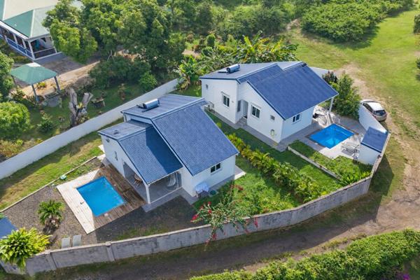 Saint-François (97118) Ensemble Immobilier de deux villas T3 de plain-pied indépendantes