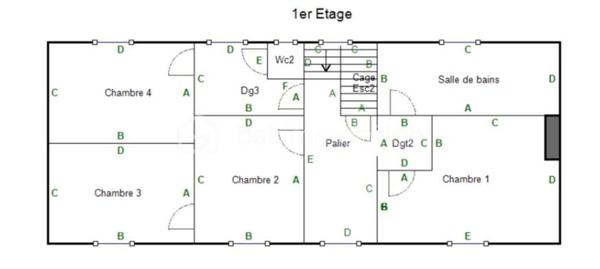 Maison de maitre de 160 m²