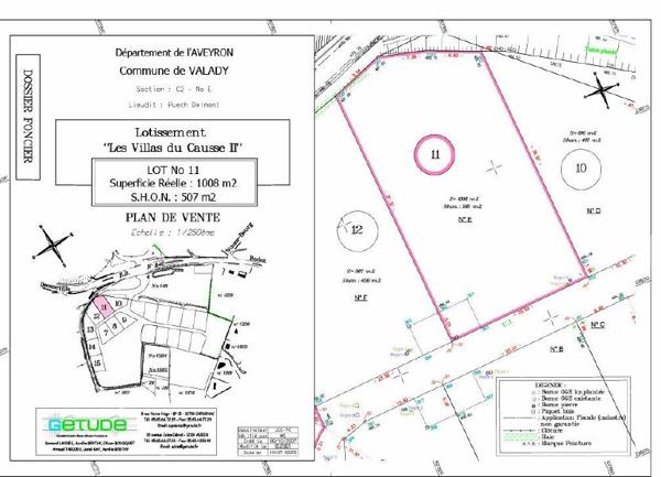 Terrain à vendre    Valady