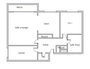 Appartement à vendre 3 pièces 65,59 m² Joinville-le-Pont