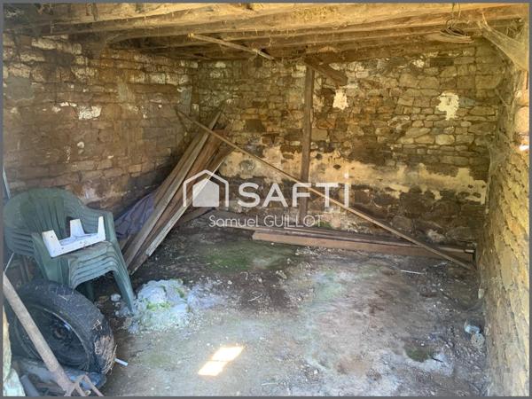 Maison en pierre à rénover entièrement – Fort potentiel