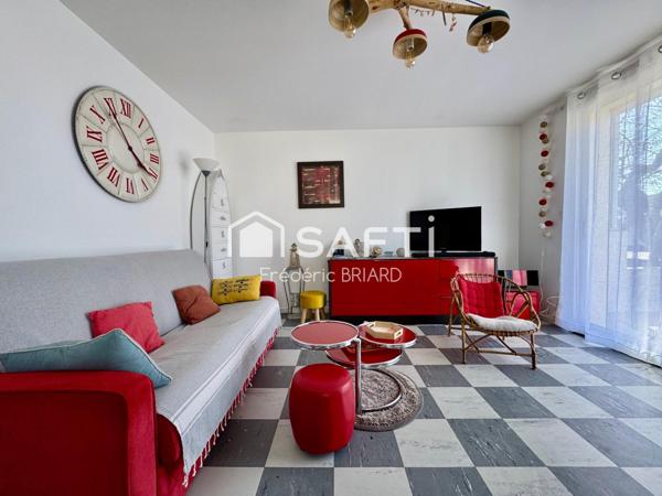 Frémentine centre ville, T2 + 2 parkings, terrasse