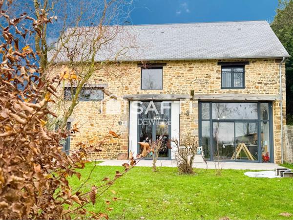 Maison en pierre rénovée, atypique, lumineuse et performante